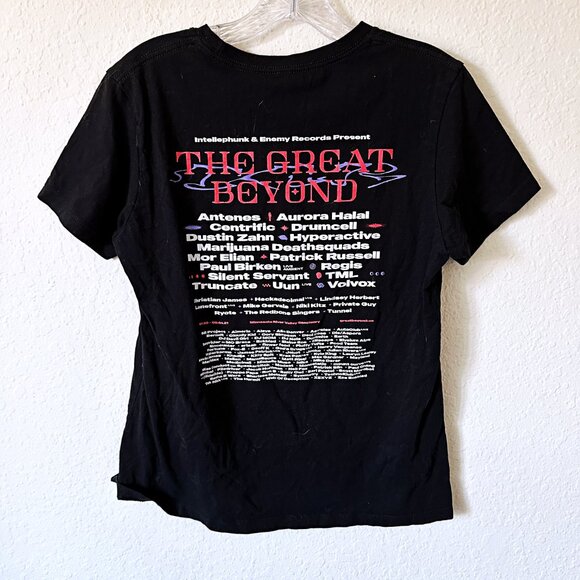 Intellephunk & Enemy Records The Great Beyond DJ Concert T-Shirt Minneapolis XL - Picture 2 of 6